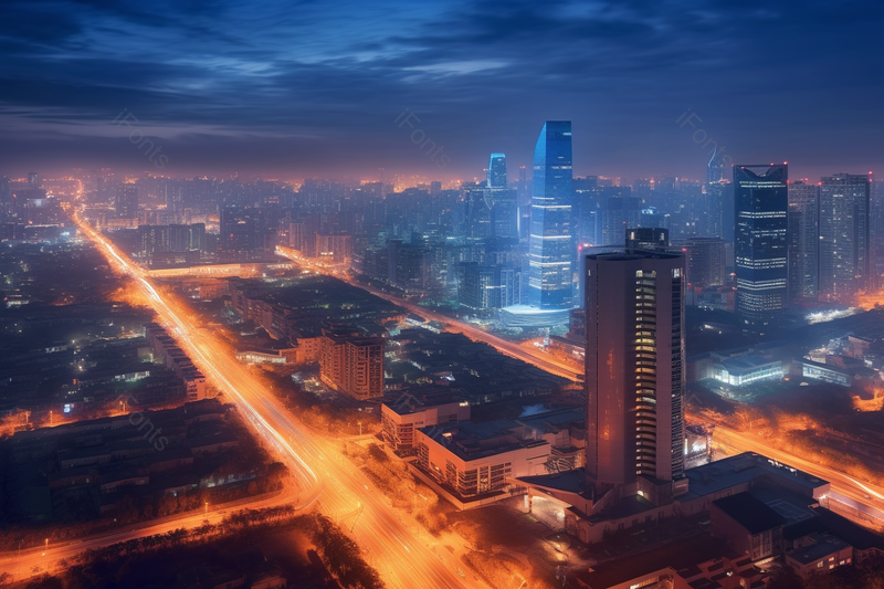 钱江新城夜景,高清,摄影图,摄影图片,图片大全,摄影图免费下载